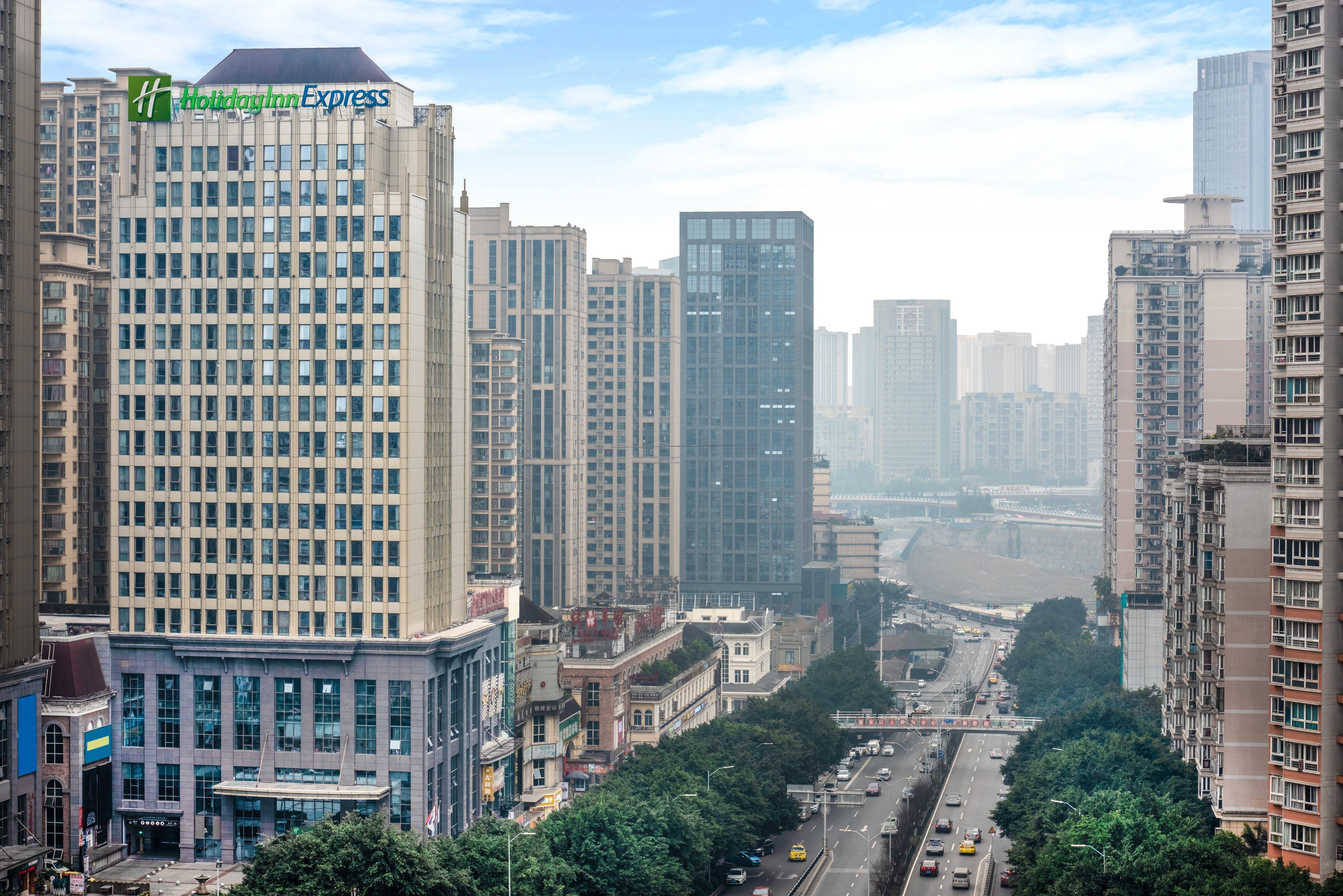 Holiday Inn Express Chongqing Guanyinqiao By Ihg Экстерьер фото